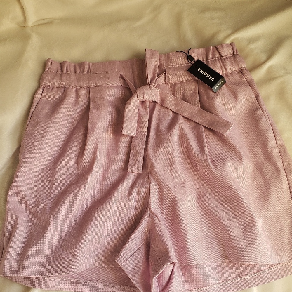 NWT express paperbag shorts